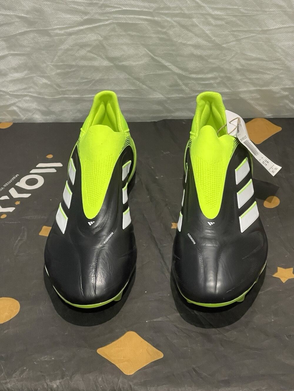 New Men’s 13 Adidas Copa Pure 3 Elite Laceless FG Soccer Cleats JH6302 Black